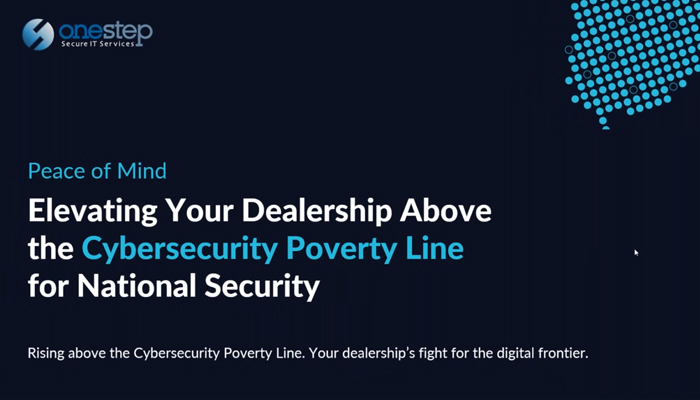 One Step Webinar