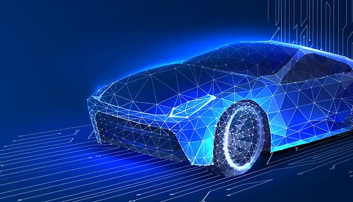tech car outline